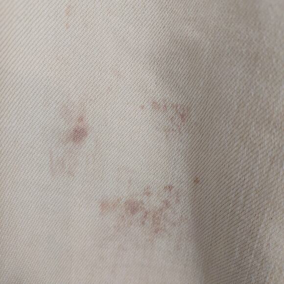 Free People Pale Yellow Denim Slim Straight Leg Jeans Size 27 - Picture 12 of 12